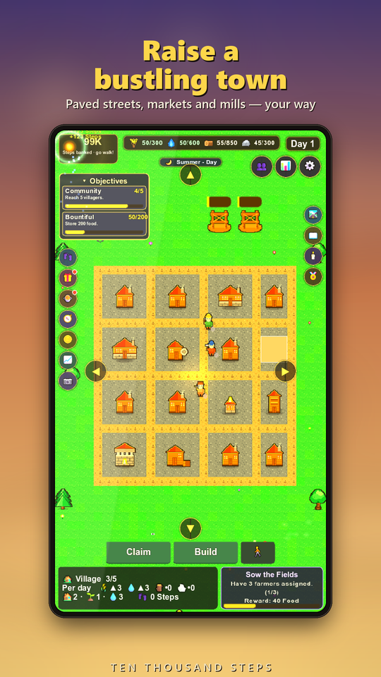 Ten Thousand Steps gameplay screenshot 2